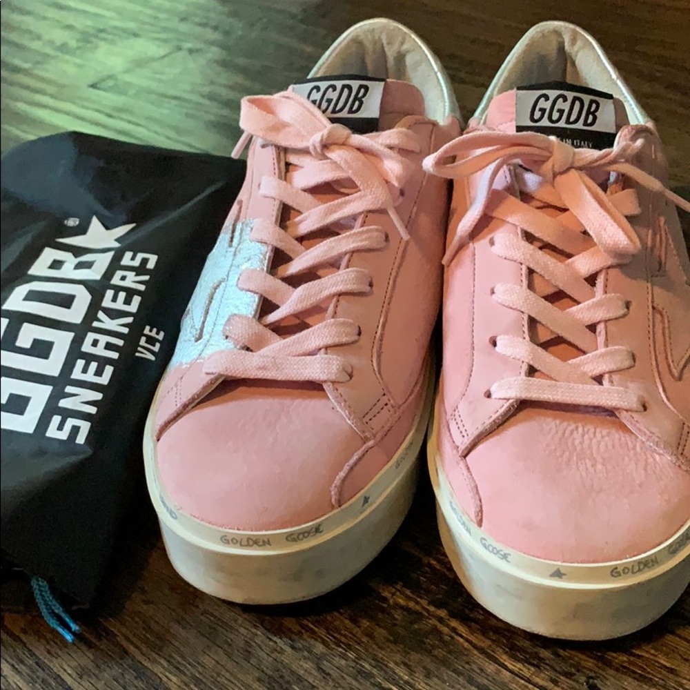 ⚡️ON HOLD⚡️GOLDEN GOOSE PINK HI STAR W DUSTBAG